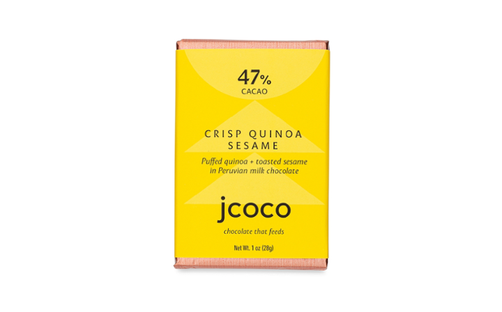 Jcoco - Crisp Quinoa Sesame Chocolate Bar