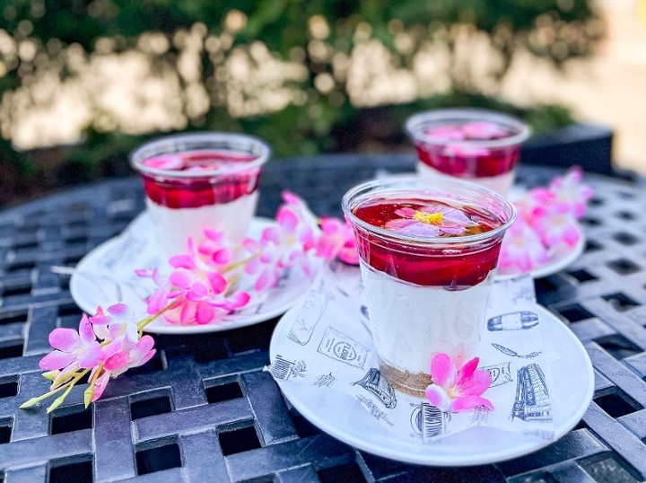 Cherry Blossom Cheesecake Cup