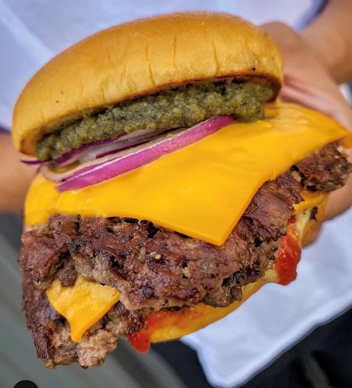 Double Hatch Burger