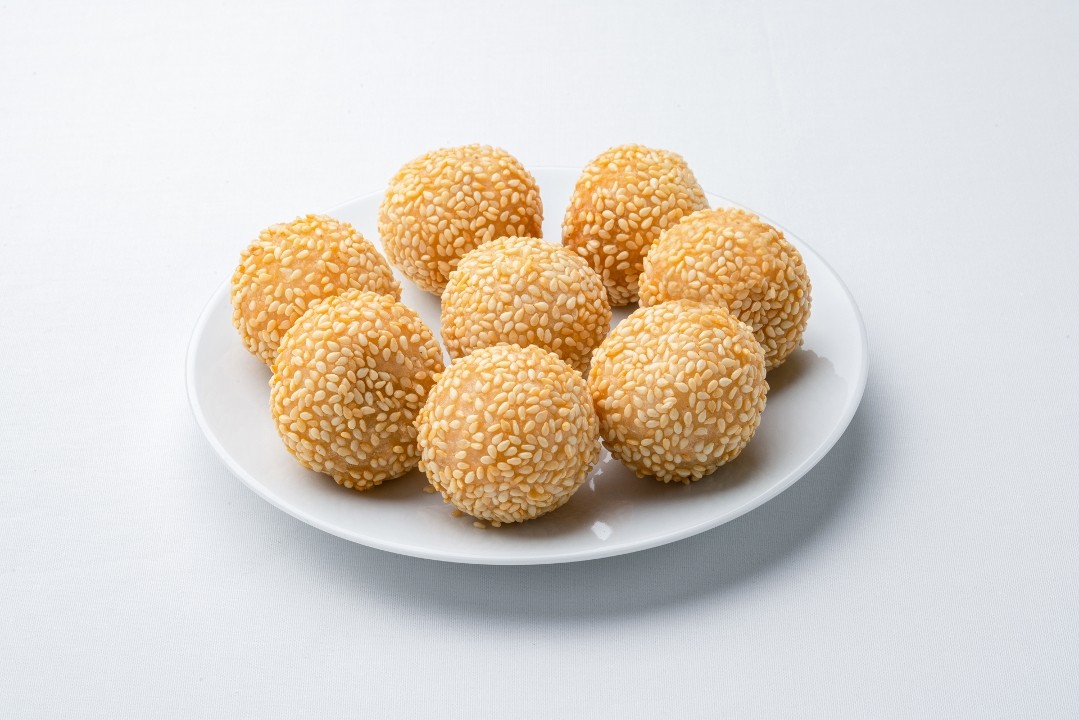 Sesame Ball with Red Bean (8)