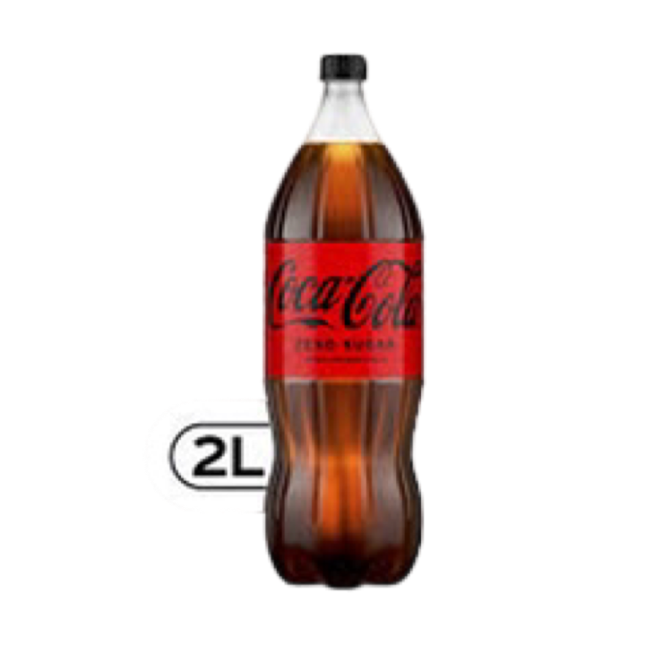 Coca zero 2 liter