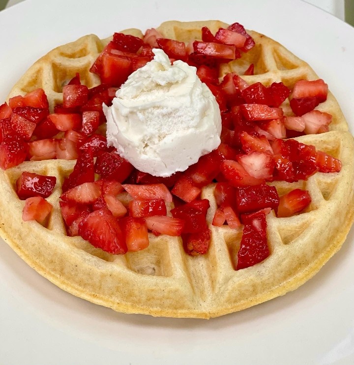 Strawberry Cream Waffle (GF, SF, NF)