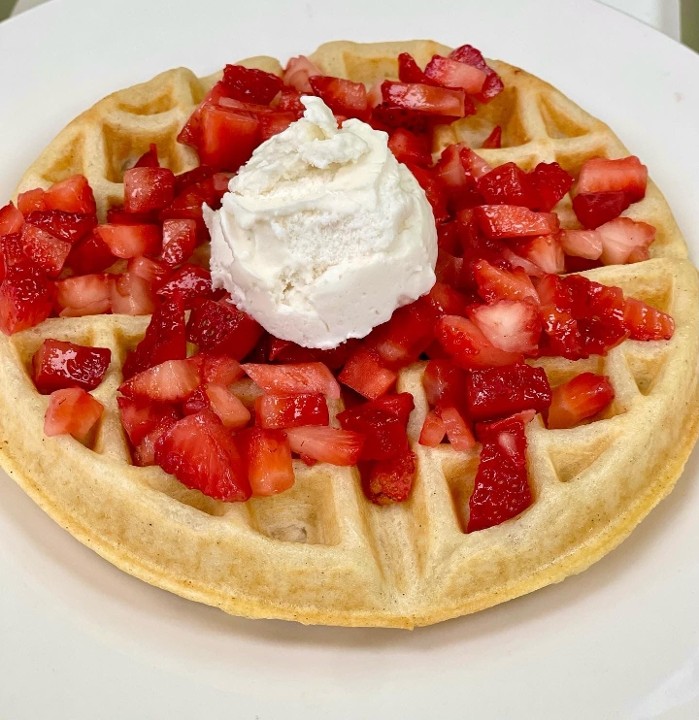 Strawberry Cream Waffle (GF)