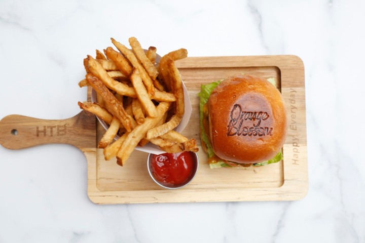 Wagyu Blossom Cheeseburger