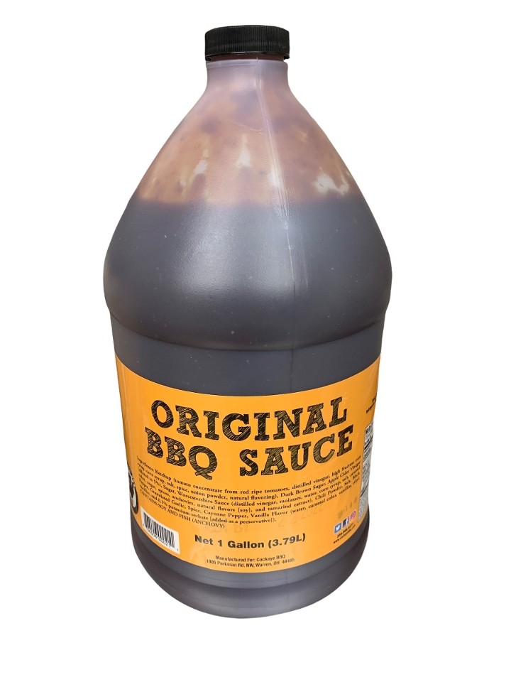 Cockeye Bbq Original Sauce 128 Oz