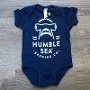 Newborn / Navy with Seafoam