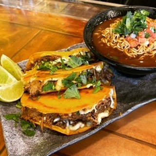 Birria Tacos & Ramen