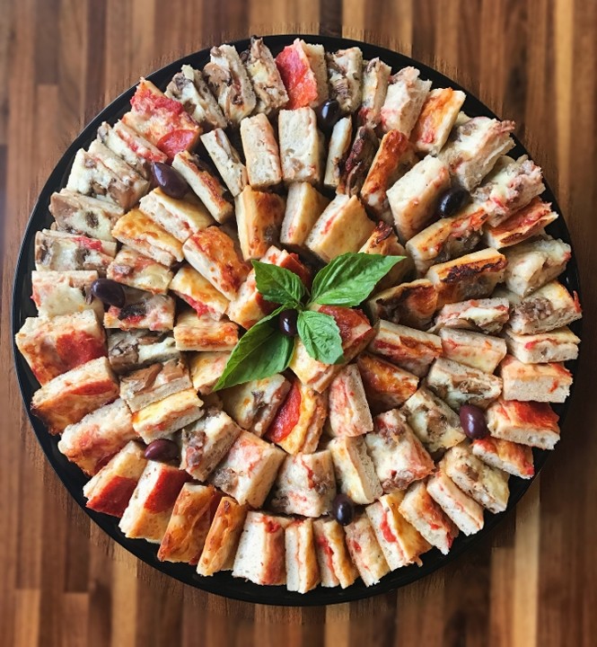Bite Size Sicilian Style Pizza Platter