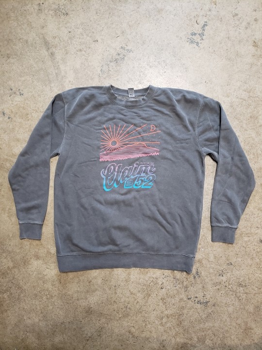 Butte Logo Crew Neck - Charcoal