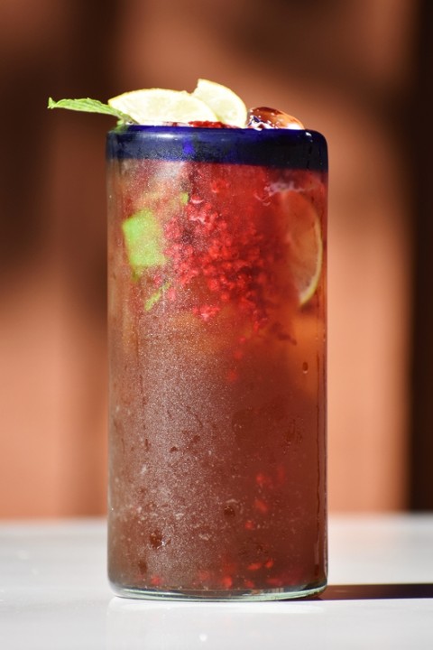 Raspberry Mojito Sparkler