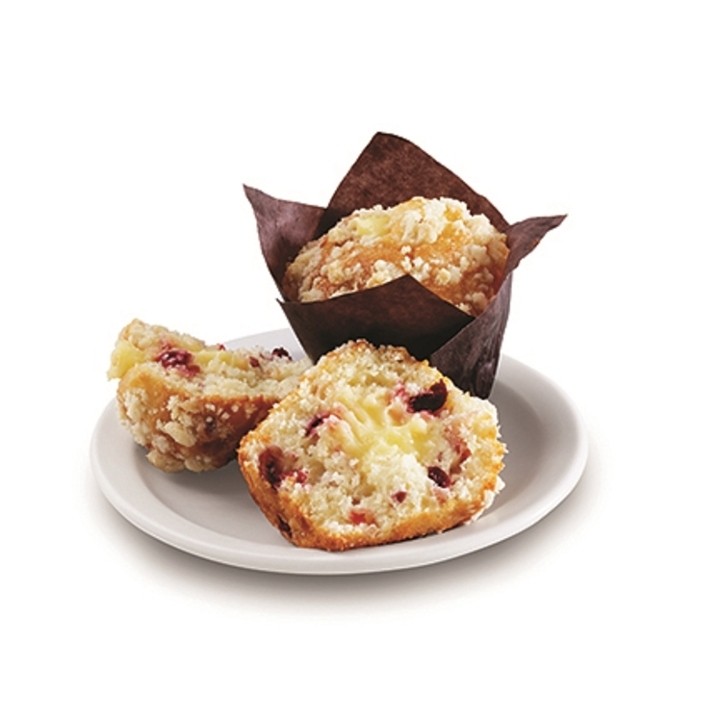 Cranberry Lemon Curd Muffin