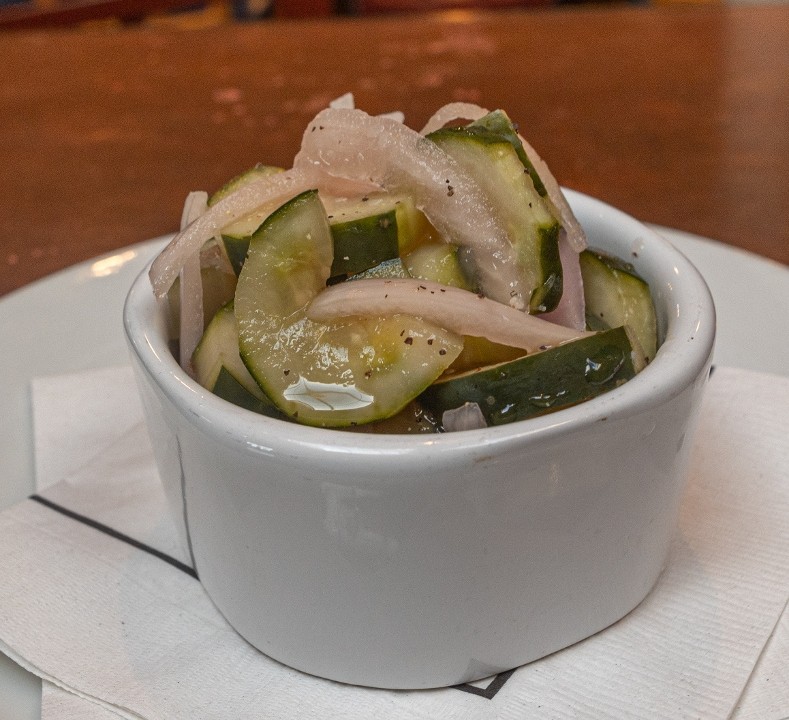 Pickled Cucumbers & Onions