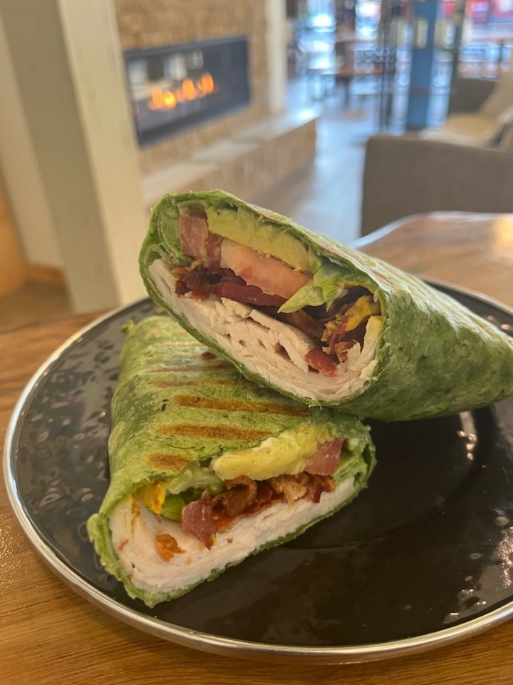 Spinach Wrap with Meat