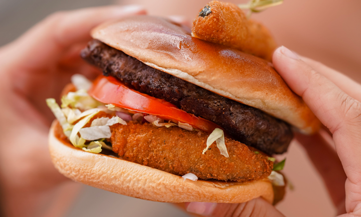 Fried Pickle Burger