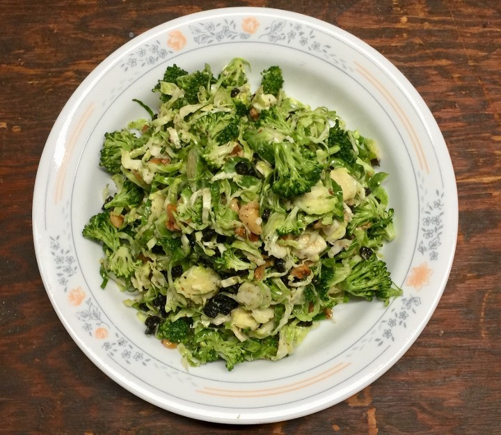 Broccoli and Brussels Salad