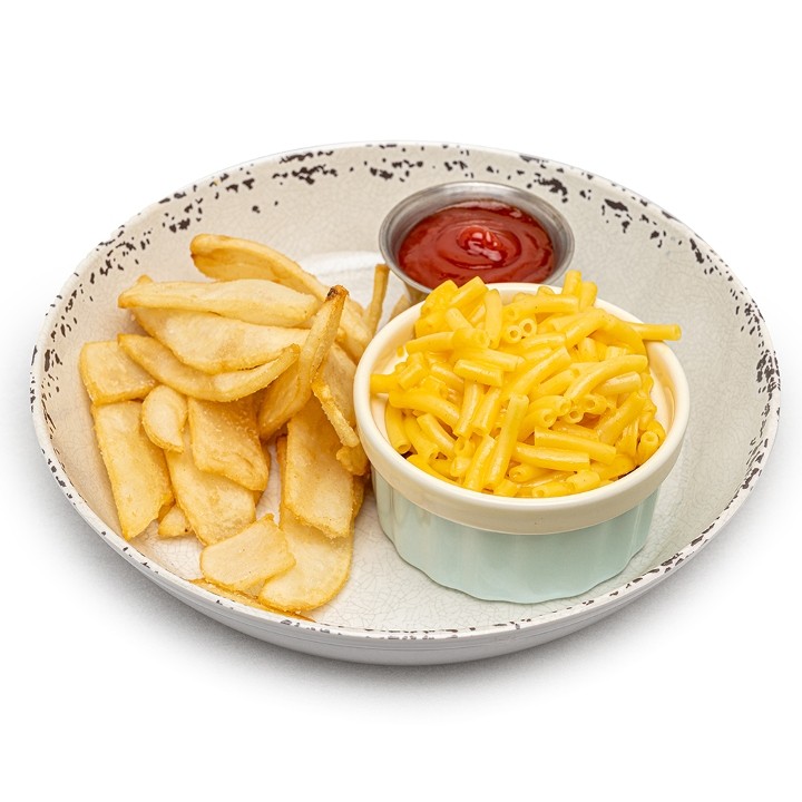 White Cheddar Mac n Cheese & Fries