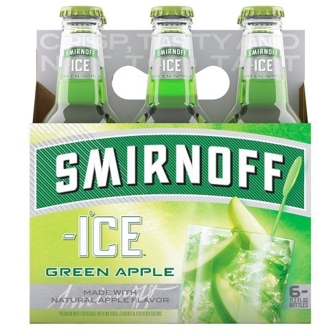 SMIR GREEN APPLE 6 PACK 11.2OZ BOTTLE