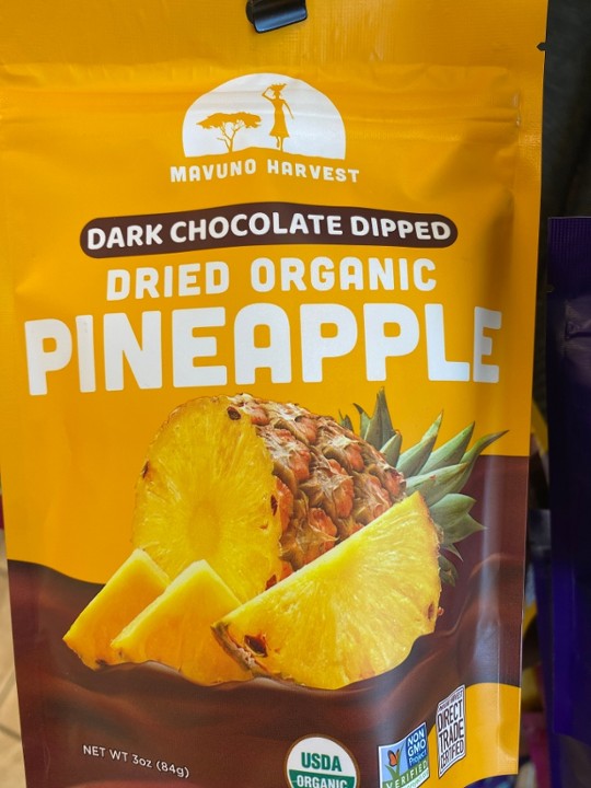 Dark Chocolate Dipped Pineapple