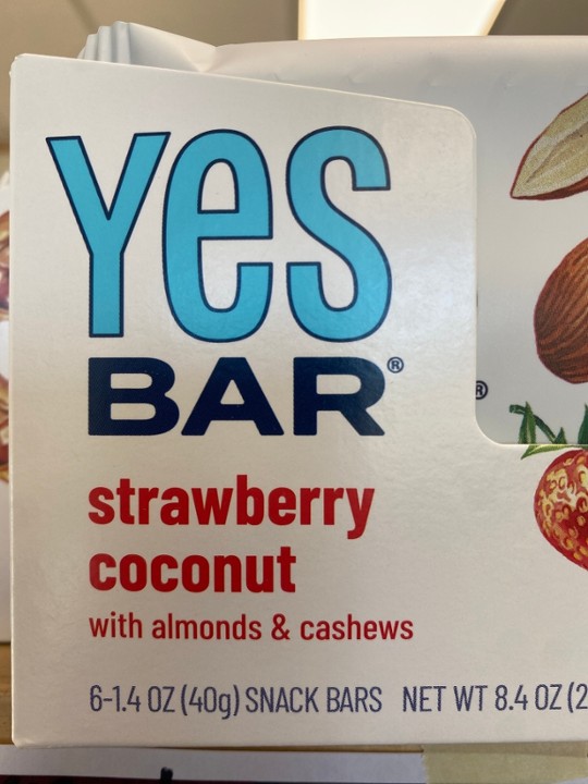 Yes Bar Strawberry Coconut