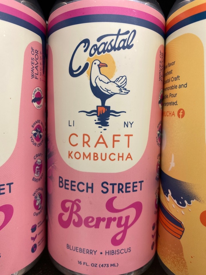 Coastal Craft Kombucha Beech Street Berry