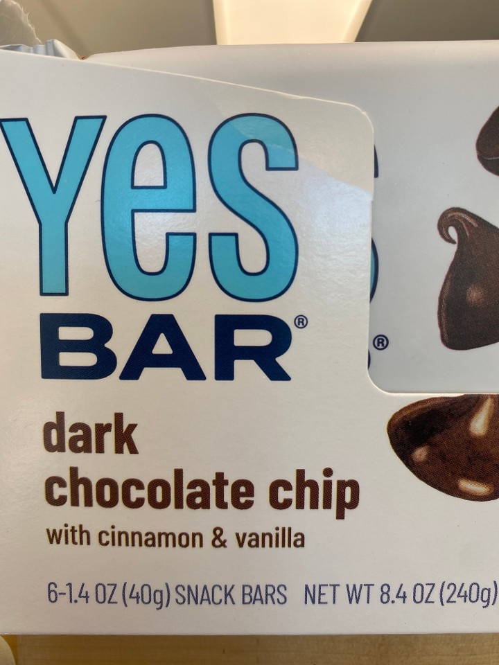 Yes Bar Dark Chocolate Chip