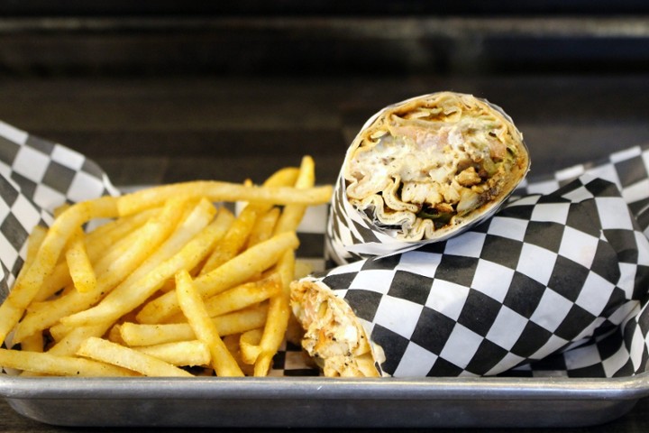 Shawarma Chicken Wrap Combo