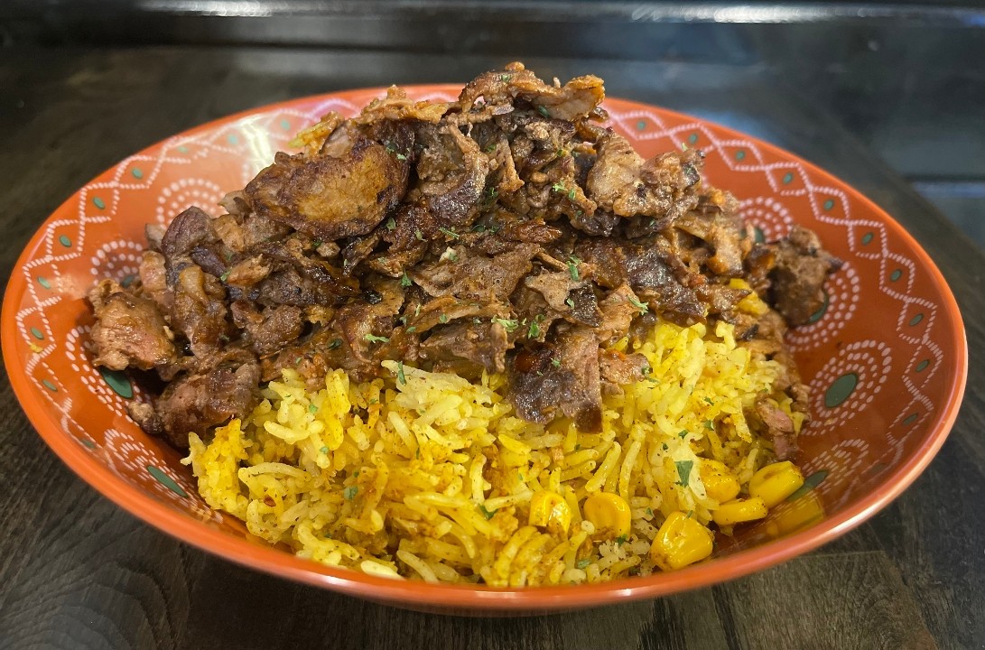 Beef Shawarma Over Rice