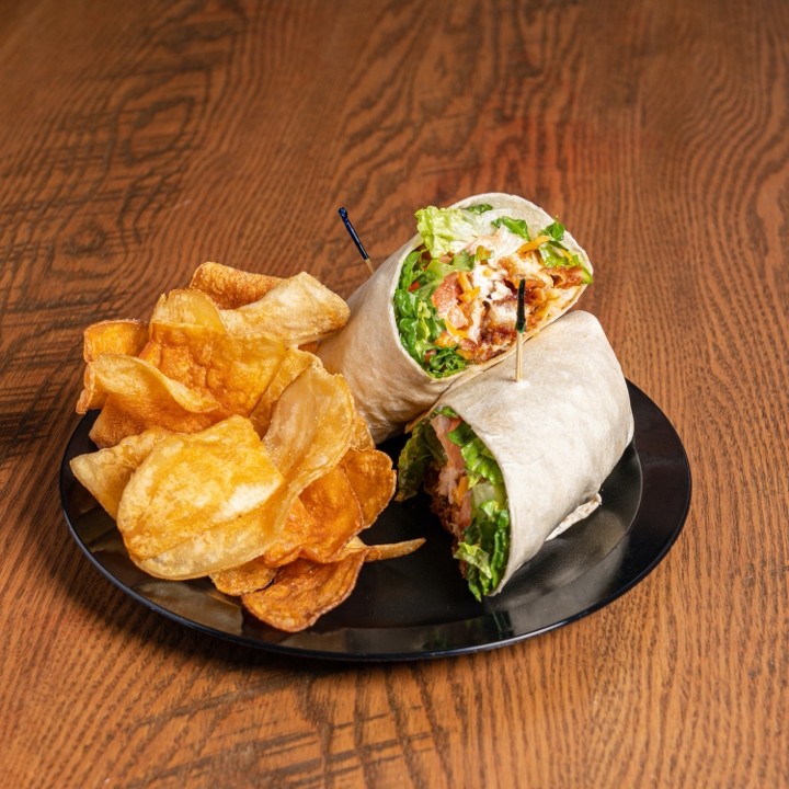 Buffalo Chicken Finger Wrap