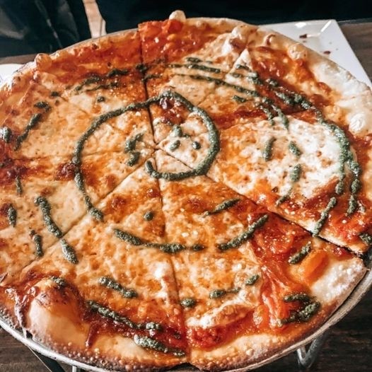 Tie-Dye Pizza