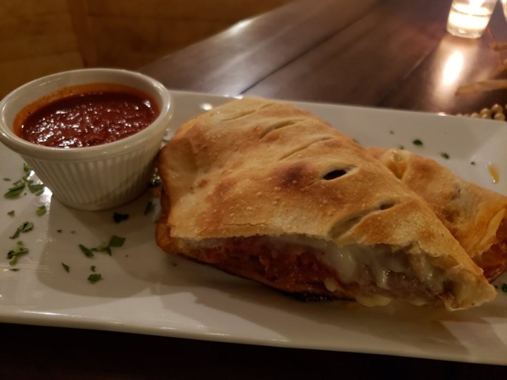 Meatball Parm Calzone