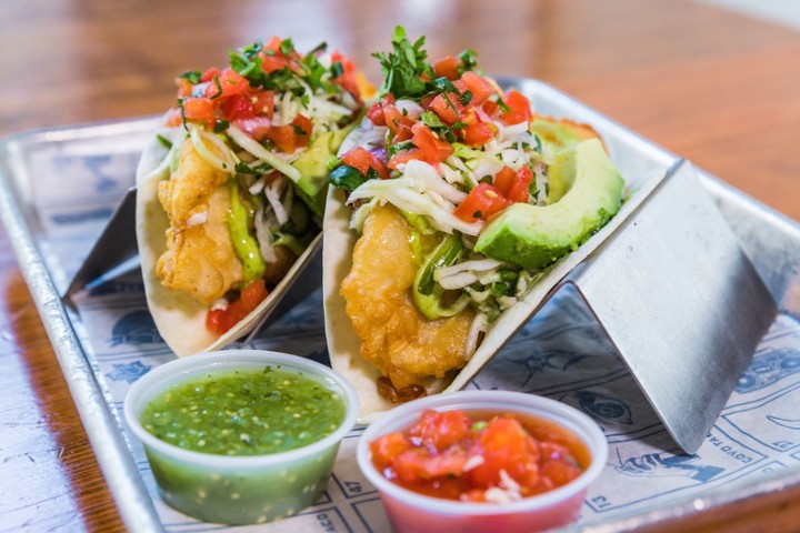 Grouper Frito Tacos