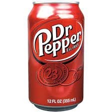Can Dr Pepper 12oz.