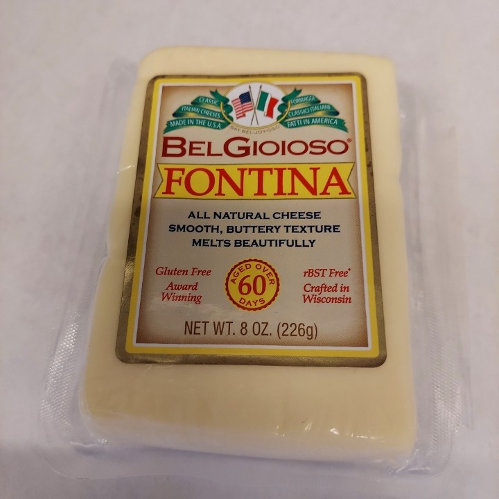 Fontina wedge cheese