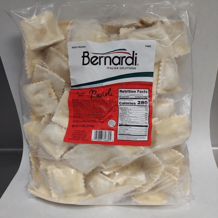 5 lbs Beef Ravioli