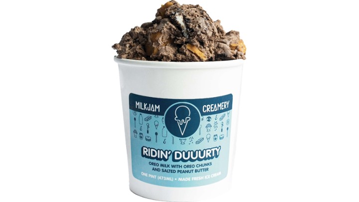 Ridin' Duuurty Ice Cream (nuts)