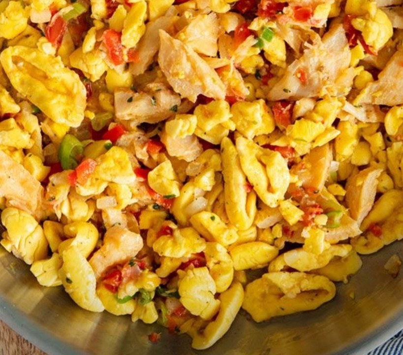 Ackee with Saltfish