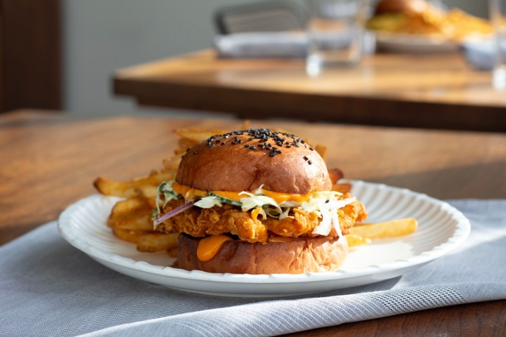 Fried Chicken Sandwich & Fries