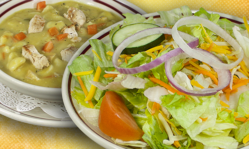 Side Salad & Bowl of Soup Combo