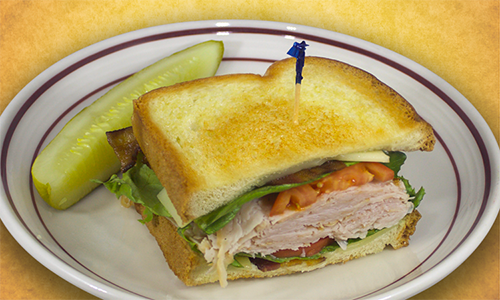 Half Club Turkey Sandwich