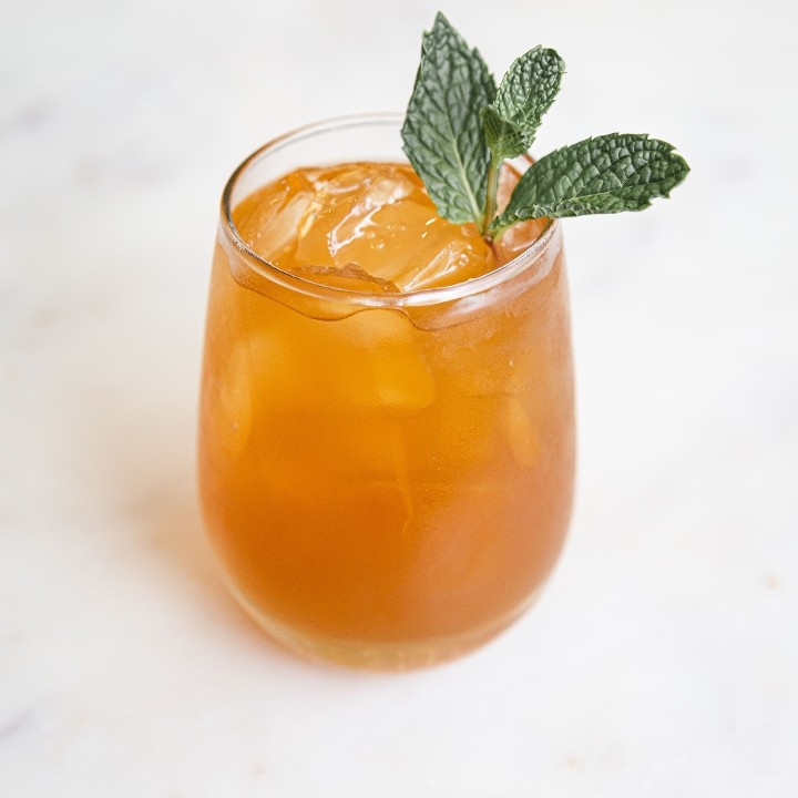 16 oz Peach Mint Iced Tea