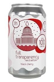 Full Transparency Black Cherry | DC Brau (DC) - Hard Seltzer (16oz)