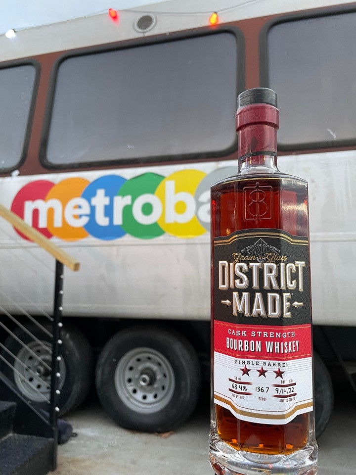 metrobar Barrel Select Cask Strength Bourbon - District Made (DC)