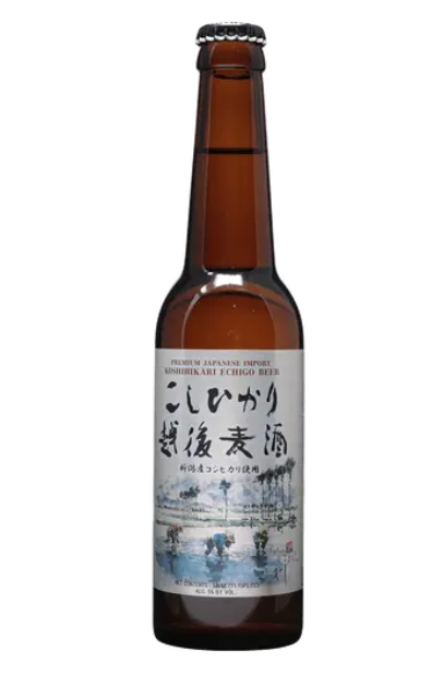 Echigo Koshihikari Rice Lager (17oz Bottle)