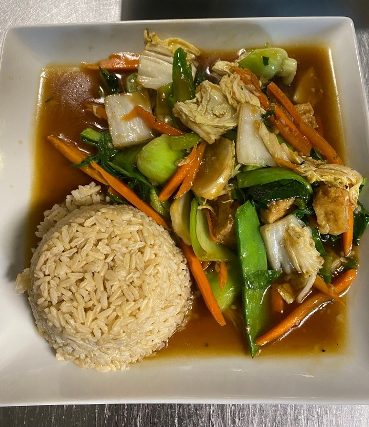 Stir-Fried Asian Vegetables & Tofu