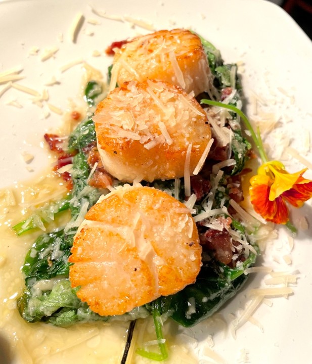 Scallops Rockefeller