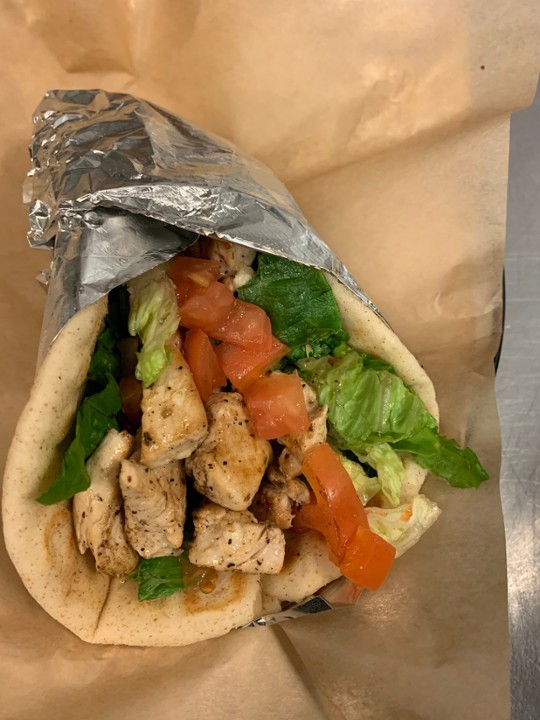 Grilled Chicken Pita Wrap