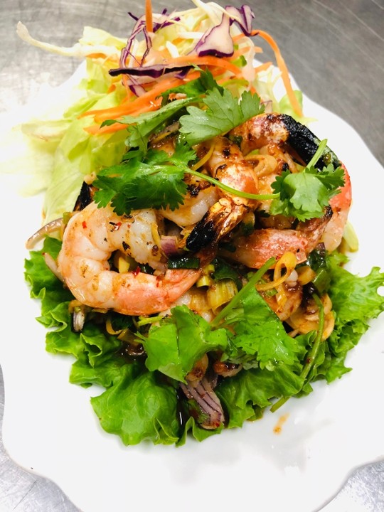 GRILLED PRAWNS SALAD