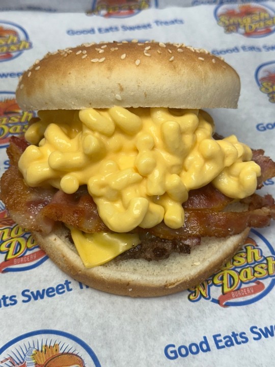 The Mac Daddy w/Bacon,Mac & Cheese