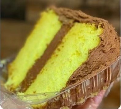 Yellow Cake & Chocolate Icing