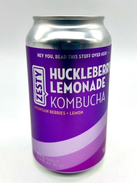 Zesty Huckleberry Lemonade Kombucha